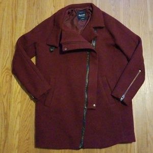 Madewell Dark cabernet wool jacket